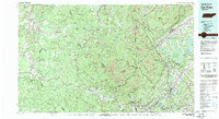 preview thumbnail of historical topo map of Morgan County, TN in 1979