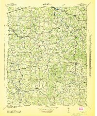 preview thumbnail of historical topo map of Tennessee, United States in 1942