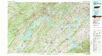Download a high-resolution, GPS-compatible USGS topo map for Watts Bar Lake, TN (1984 edition)