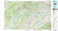 Download a high-resolution, GPS-compatible USGS topo map for Watts Bar Lake, TN (1984 edition)