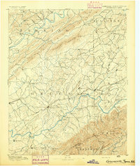 1892 Map of Greeneville