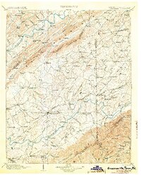 1904 Map of Greeneville, TN