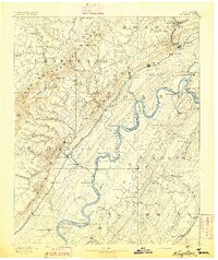 1891 Map of Kingston