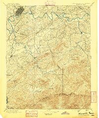 1895 Map of Knoxville