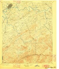 1901 Map of Maryville, TN