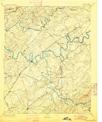 1895 Map of Loudon, 1901 Print