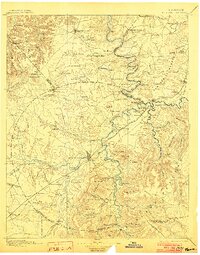 1895 Map of Mc Minnville, 1903 Print