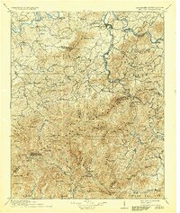 preview thumbnail of historical topo map of Cocke County, TN in 1912