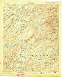 1893 Map of Cherokee County, NC