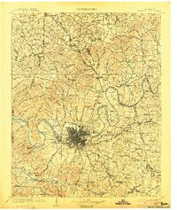 1903 Map of Nashville