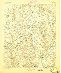 1895 Map of Sewanee