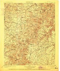 1898 Map of Standingstone, 1912 Print