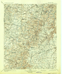 1898 Map of Standingstone, 1935 Print