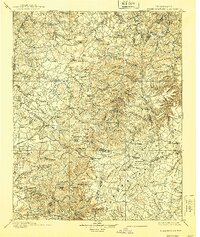 1898 Map of Standingstone, 1939 Print