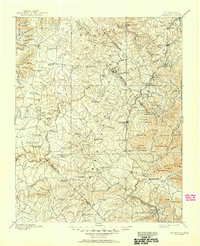 1896 Map of Fentress County, TN, 1950 Print