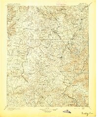 1895 Map of Fentress County, TN
