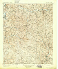 1905 Map of Waynesboro, 1932 Print