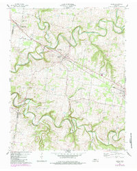 Download a high-resolution, GPS-compatible USGS topo map for Adams, TN (1984 edition)