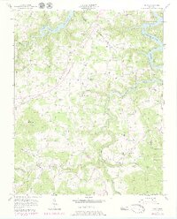 1956 Map of Alpine, 1979 Print