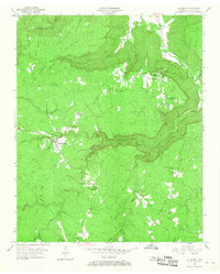 1956 Map of Altamont, TN, 1968 Print