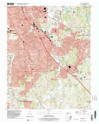 Download a high-resolution, GPS-compatible USGS topo map for Antioch, TN (2002 edition)
