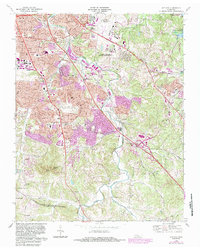 Download a high-resolution, GPS-compatible USGS topo map for Antioch, TN (1984 edition)