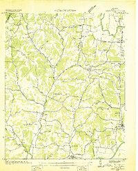 1936 Map of Aspen Hill