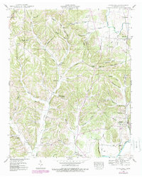 preview thumbnail of historical topo map of Giles County, TN in 1950