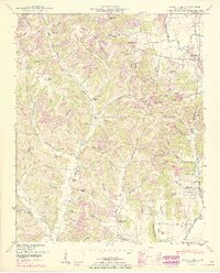1950 Map of Aspen Hill, 1967 Print