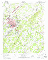 Download a high-resolution, GPS-compatible USGS topo map for Athens, TN (1977 edition)