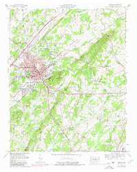preview thumbnail of historical topo map of Athens, TN in 1964