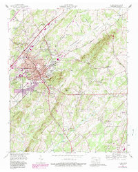 Download a high-resolution, GPS-compatible USGS topo map for Athens, TN (1989 edition)