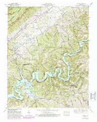Download a high-resolution, GPS-compatible USGS topo map for Ausmus, TN (1988 edition)