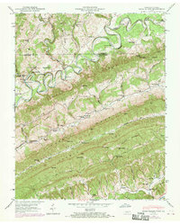 Download a high-resolution, GPS-compatible USGS topo map for Back Valley, TN (1970 edition)