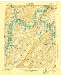 Download a high-resolution, GPS-compatible USGS topo map for Bacon Gap, TN (1940 edition)