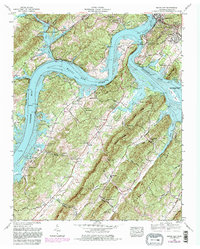 Download a high-resolution, GPS-compatible USGS topo map for Bacon Gap, TN (1981 edition)