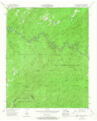 Download a high-resolution, GPS-compatible USGS topo map for Bald River Falls, TN (1967 edition)