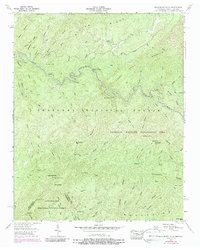 Download a high-resolution, GPS-compatible USGS topo map for Bald River Falls, TN (1988 edition)