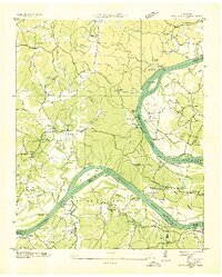 1936 Map of Bath Springs