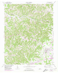 Download a high-resolution, GPS-compatible USGS topo map for Baxter, TN (1981 edition)