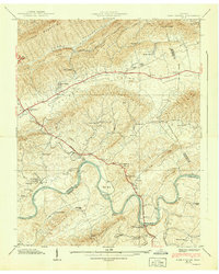 Download a high-resolution, GPS-compatible USGS topo map for Bean Station, TN (1939 edition)