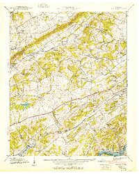 Download a high-resolution, GPS-compatible USGS topo map for Bearden, TN (1951 edition)