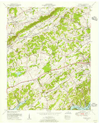 Download a high-resolution, GPS-compatible USGS topo map for Bearden, TN (1955 edition)