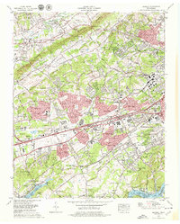 Download a high-resolution, GPS-compatible USGS topo map for Bearden, TN (1979 edition)