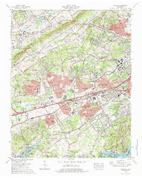 Download a high-resolution, GPS-compatible USGS topo map for Bearden, TN (1979 edition)