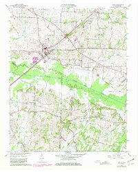 Download a high-resolution, GPS-compatible USGS topo map for Bells, TN (1981 edition)