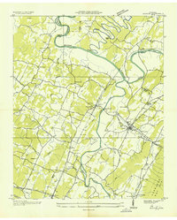 Download a high-resolution, GPS-compatible USGS topo map for Benton, TN (1935 edition)