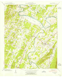 Download a high-resolution, GPS-compatible USGS topo map for Benton, TN (1954 edition)