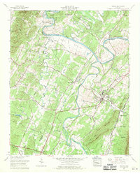 Download a high-resolution, GPS-compatible USGS topo map for Benton, TN (1970 edition)