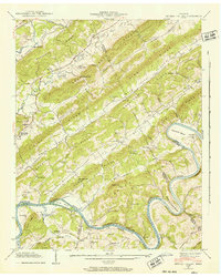 Download a high-resolution, GPS-compatible USGS topo map for Bethel Valley, TN (1952 edition)